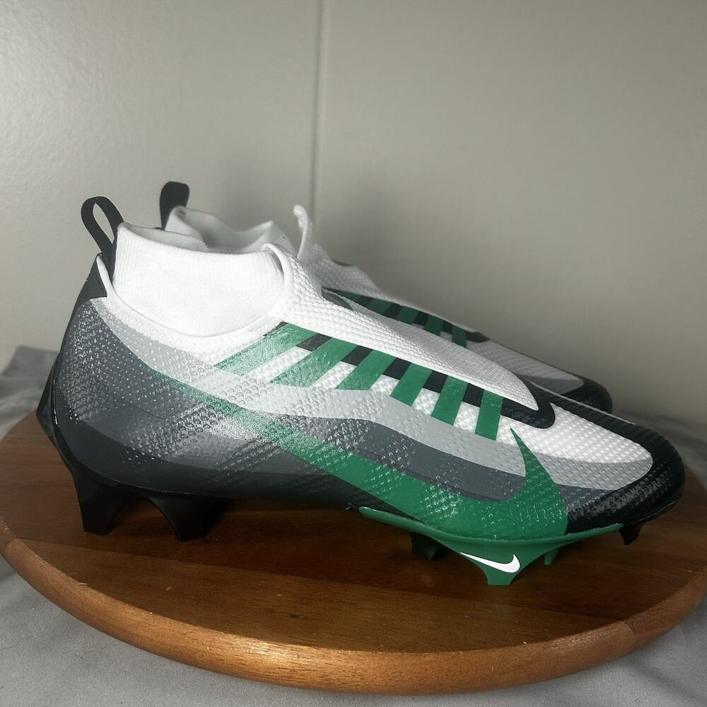 Nike Vapor Edge Pro 360 Black Green Football Cleats DV0778-005 NBY Men’s Size 9